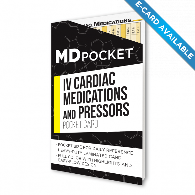 Cardiac Medications and Pressors Card