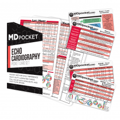 Echocardiography Reference Card Set & Rapid ID