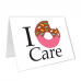 I Donut Care Greeting Card