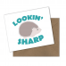 Lookin' Sharp Greeting Card