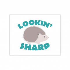 Lookin' Sharp Greeting Card