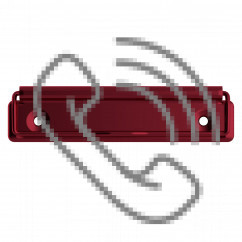 120 mm Anodized Red Clipboard Clip