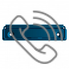 120 mm Anodized Blue Clipboard Clip