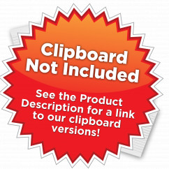 10 Pack - ISO Clipboards Notepads