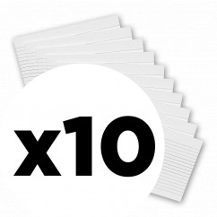 10 Pack - 8 x 5 Notepads - Ruled
