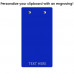 Checklist Clipboard - Blue