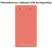 Checklist Clipboard - Coral