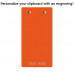 Checklist Clipboard - Orange