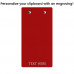 Checklist Clipboard - Red
