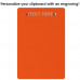 Citation Clipboard - Orange