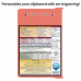 Folding Memo - WhiteCoat Clipboard® - Coral Medical Edition