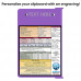  Folding Memo - WhiteCoat Clipboard® - Lilac Medical Edition
