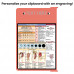 Folding Memo - WhiteCoat Clipboard® - Coral Nursing Edition