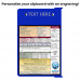 Folding Memo - WhiteCoat Clipboard® - Blue Edición Médica