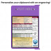  Folding Memo - WhiteCoat Clipboard® - Lilac Edición Médica