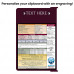  Folding Memo - WhiteCoat Clipboard® - Wine Edición médica