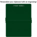 Green A4 ISO Clipboard