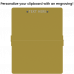 Tactical Brown A4 ISO Clipboard