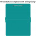 Teal ISO Clipboard