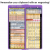 WhiteCoat Clipboard® Vertical - Lilac Anesthesia Edition