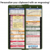 WhiteCoat Clipboard® Vertical - Army Green Pediatric Edition