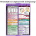 WhiteCoat Clipboard® Vertical - Lilac Medical Edition