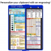 WhiteCoat Clipboard® Vertical - Blue Nursing Edition