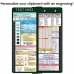 WhiteCoat Clipboard® Vertical - Green Nursing Edition