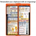 WhiteCoat Clipboard - Vertical - Orange EMT Edition