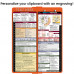 WhiteCoat Clipboard - Vertical - Orange Medical Edition
