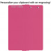 Pink Vertical ISO Clipboard