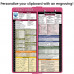 WhiteCoat Clipboard® Vertical - Pink Pharmacy Edition