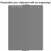Silver Vertical ISO Clipboard