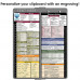 WhiteCoat Clipboard® Vertical - Silver Pharmacy Edition