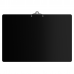 Black Aluminum 17 x11 Ledger Clipboard with Butterfly Clip