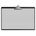 Black Aluminum 17 x11 Ledger Clipboard with Butterfly Clip