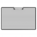 Aluminum 17 x11 Ledger Clipboard - Black