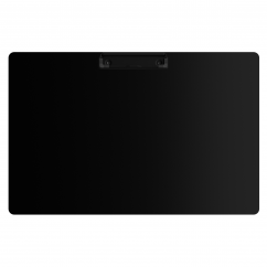 Aluminum 17 x11 Ledger Clipboard - Blackout