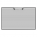 Aluminum 17 x11 Ledger Clipboard - Silver