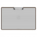 10 Pack - Horizontal 17 x 11 MDF Clipboard Notepad - Blank