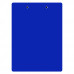 Letter Size 8.5 x 11 Aluminum Clipboard | Blue