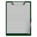 Letter Size 8.5 x 11 Aluminum Clipboard | Green