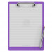 Letter Size 8.5 x 11 Aluminum Clipboard | Lilac
