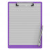 Letter Size 8.5 x 11 Aluminum Clipboard | Lilac