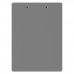 Letter Size 8.5 x 11 Aluminum Clipboard | Silver