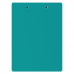 Letter Size 8.5 x 11 Aluminum Clipboard | Teal