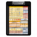 Flat Plastic Anesthesia Clipboard