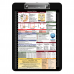 Flat Plastic Medical Clipboard