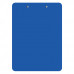 Letter Size 8.5 x 11 Plastic Clipboard | Blue