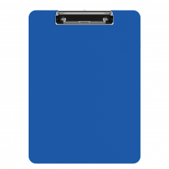 Letter Size 8.5 x 11 Plastic Clipboard | Blue